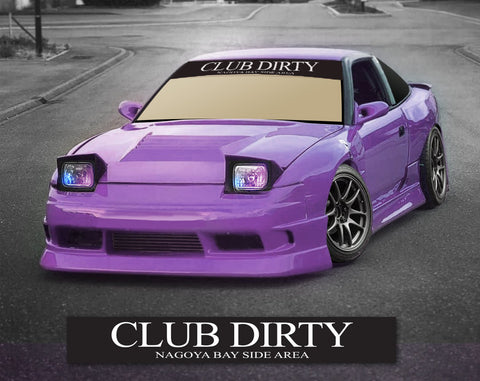 CLUB DIRTY - WINDSHIELD BANNER