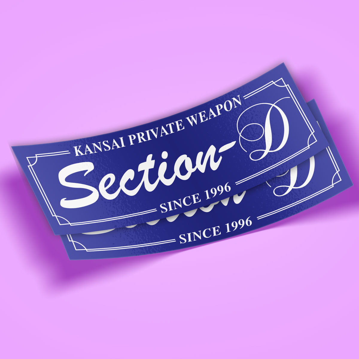 Section D – driftstickers
